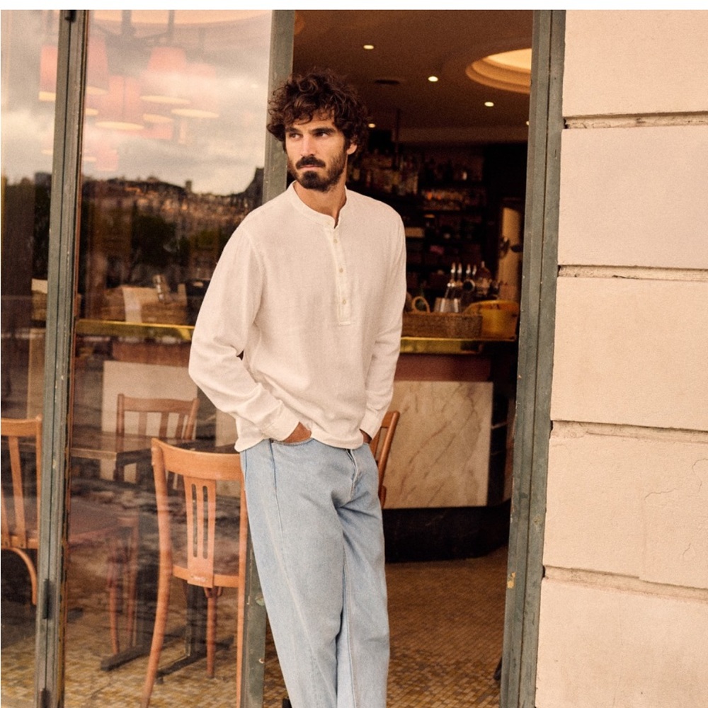 Octobre Editions Buster Tunic Shirt in White